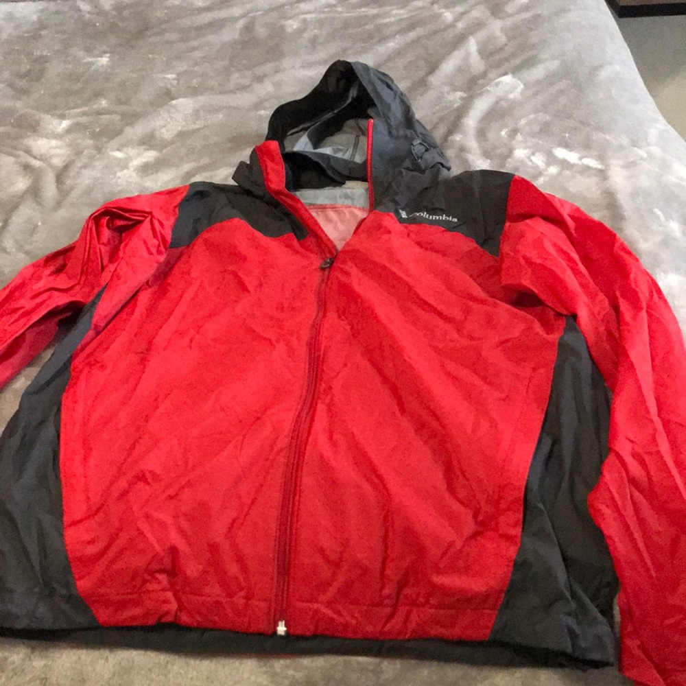 red columbia jacket